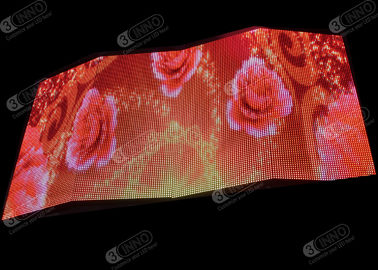 อลูมิเนียมในร่มโค้ง LED ม่านคอนเสิร์ตจอแสดงผล LED P6.94 P8.92 P10.51 P12.5mm