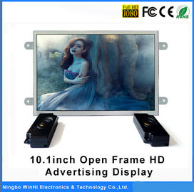 10.1in TFT LCD ป้ายดิจิตอลแสดงผลหน้าจอ 1080p ด้วย Motion Sensor