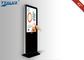 42 นิ้ว Wifi Totem Touch Screen ป้ายดิจิตอลแสดงผลสำหรับการสถานีโทร