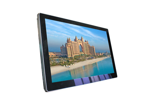 ความสว่างสูง Wall Mount 84 &quot;LCD ป้ายดิจิตอลแสดงผลความละเอียดสูงด้วย IR ระยะไกล