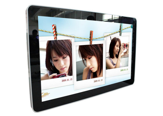 ความสว่างสูง Wall Mount 84 &quot;LCD ป้ายดิจิตอลแสดงผลความละเอียดสูงด้วย IR ระยะไกล