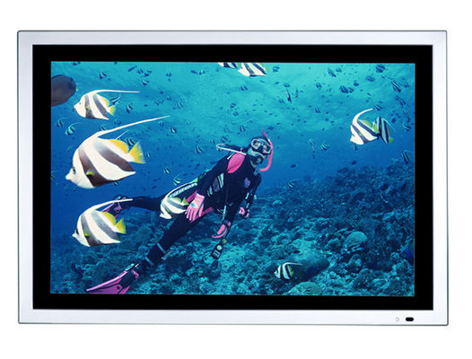 อิเล็กทรอนิกส์ 15 นิ้วเมโทรป้าย Digital LCD สนับสนุนการแสดง SD / USB ติดผนัง