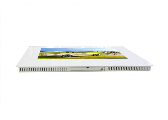 เมโทร / รถบัสขนาด 19 นิ้วสีขาว Video Player Wall Mount ป้ายดิจิตอลตรวจสอบการควบคุมระยะไกล