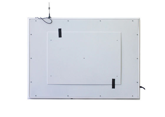 เมโทร / รถบัสขนาด 19 นิ้วสีขาว Video Player Wall Mount ป้ายดิจิตอลตรวจสอบการควบคุมระยะไกล