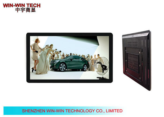 Wall Mount ป้ายดิจิตอล Ultrathin หน้าจอ LCD พาณิชย์ 1366 X 768