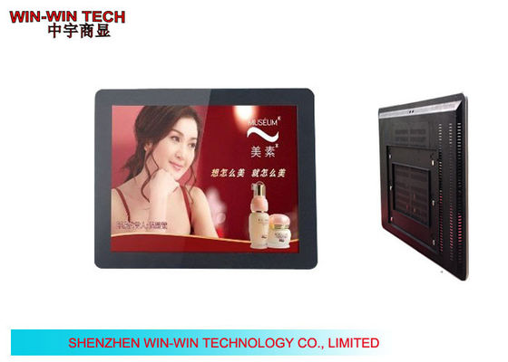 Wall Mount ป้ายดิจิตอล Ultrathin หน้าจอ LCD พาณิชย์ 1366 X 768