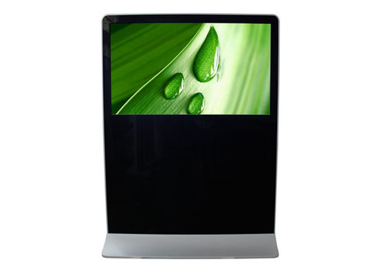 หน้าจอสองด้าน 55 นิ้ว Stand Alone ป้ายดิจิตอลที่มีระบบ LAN / Wi-Fi / 3G เครือข่ายฟังก์ชั่น