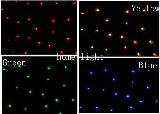 ผ้า RGBW Christamas LED ดาวแห่งนี้มีแววแสงหน้าจอ LED ที่มีความยืดหยุ่น