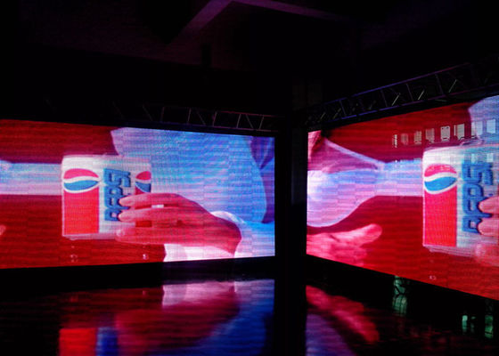 โฆษณา P10 จอแสดงผล LED บอร์ดร่มกำแพงวิดีโอหน้าจอ LED Multi Media