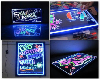 Erasable เรืองแสง LED เขียนกระดาน 30 × 40 ซมกระพริบสีนิเมชั่นเต็มรูปแบบ