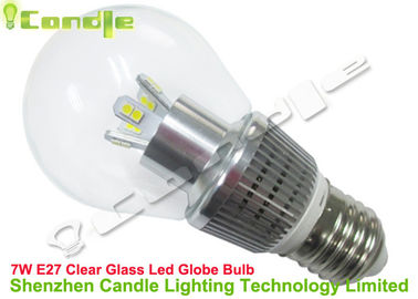 เป็นไปตามมาตรฐาน CE พลังงานสูง E27 7watt พาลูกโลกหลอดใสสำนักงานกระจกหน้าแรก