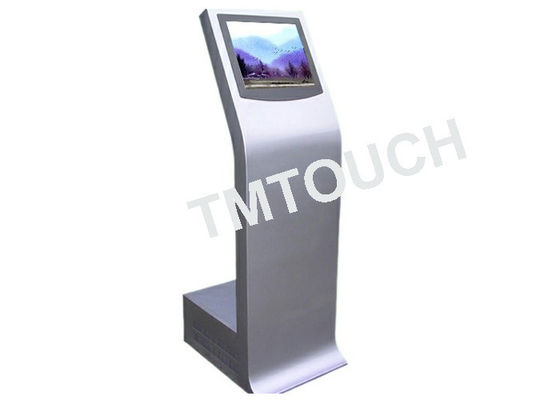 19 นิ้ว 3G WIFI Wayfinding Kiosk, อินเตอร์แอคทีหน้าจอสัมผัสเครื่องจัดคิว