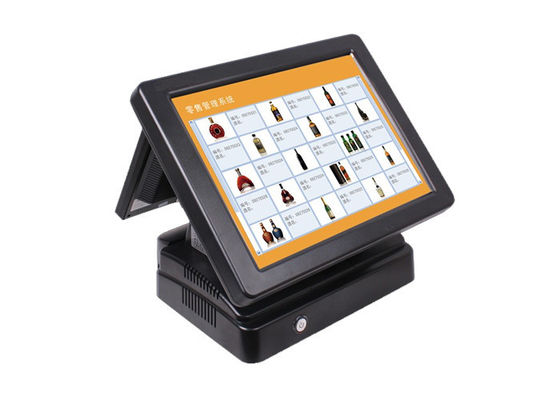 ร้านอาหารเครือข่ายดิสเพลย์ POS Terminals ลูกค้า 15 &quot;หน้าจอ 5 ลวดสัมผัสทาน