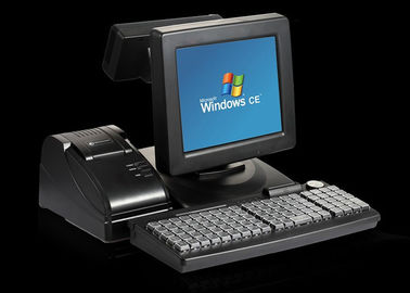 15 &quot;ร้านอาหารเครือข่าย POS Terminals 50Hz / 60Hz สำหรับการโฆษณามัลติมีเดีย