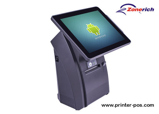 9.7 &quot;All in One Touch เกม Android POS ขั้วตัดอัตโนมัติเครื่องพิมพ์