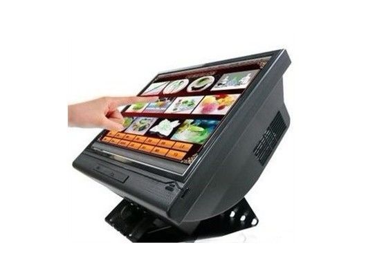 17 นิ้ว Smart Touch Screen POS สถานีทั้งหมดในหนึ่งเครื่องพีซีที่มี 4W / 5W สัมผัสหน้าจอ Resistive